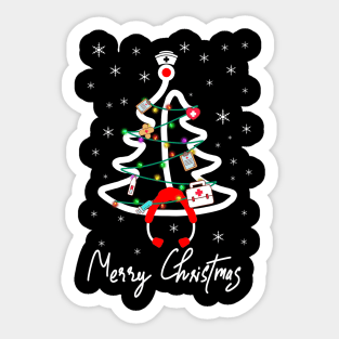 Merry Christmas Nurse Sticker